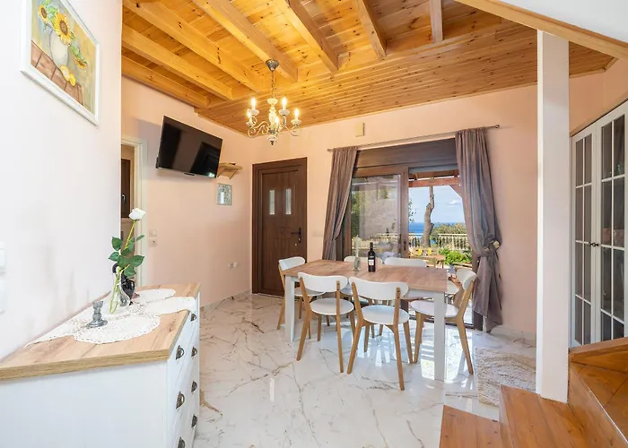 Mandolin House - Myrtos View Traditional Ferienhaus Kefalonia Island