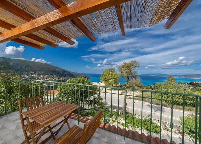 Mandolin House - Myrtos View Traditional Ferienhaus Kefalonia Island